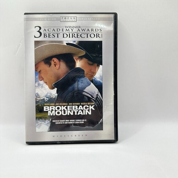 Brokeback Mountain DVD 2005 Drama Heath Ledger Jake Gyllenhaal Focus Widescreen - Picture 2 of 4